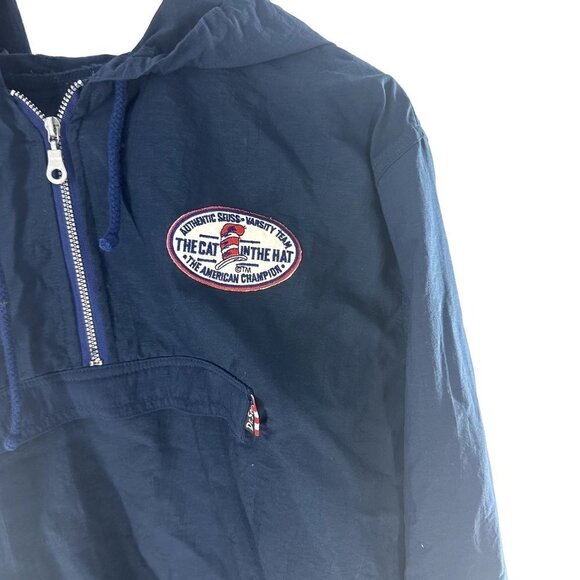 Vintage Dr Seuss Jacket Adult XL Cat In The Hat Athletic Seuss Wind Breaker - Picture 3 of 14